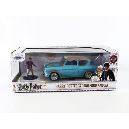 Harry Potter and 1059 Ford Anglia 1:24 JADA Die-Cast